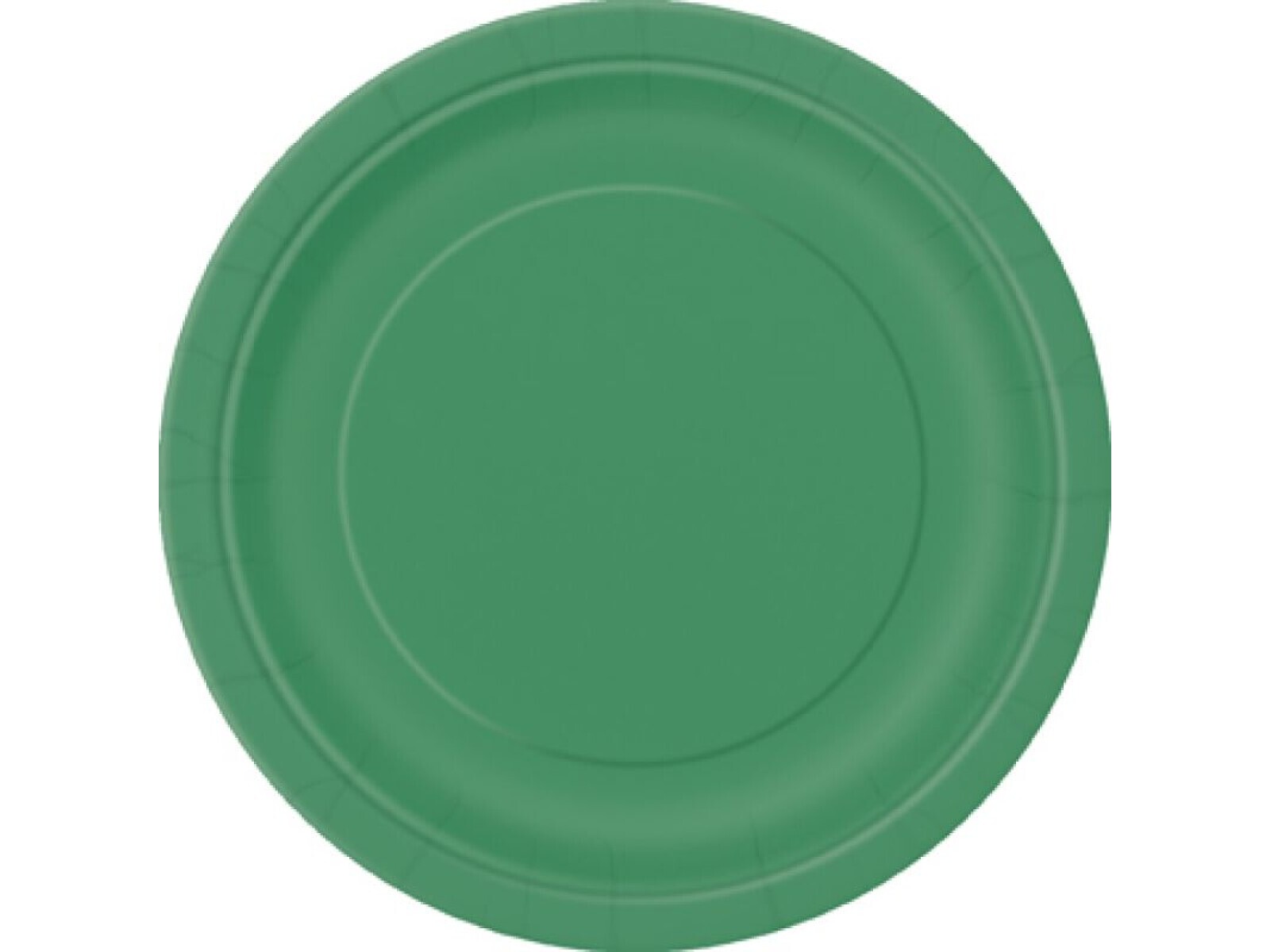 16 Emerald Green Paper Plates
